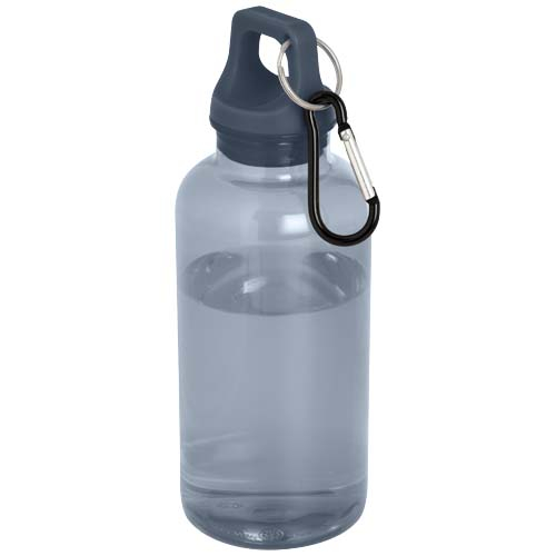 Bouteille mousqueton rPET personnalisée 400ml Oregon Bleu hale
